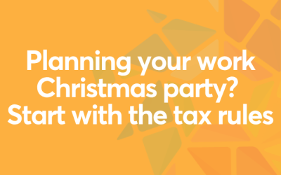 Planning your work Christmas party? Start with the tax rules
